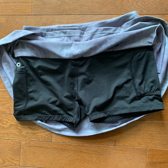 💜BALEAF HIGH RISE SKIRT/SKORT-TIE DYE PURPLE💜 - Picture 9 of 16